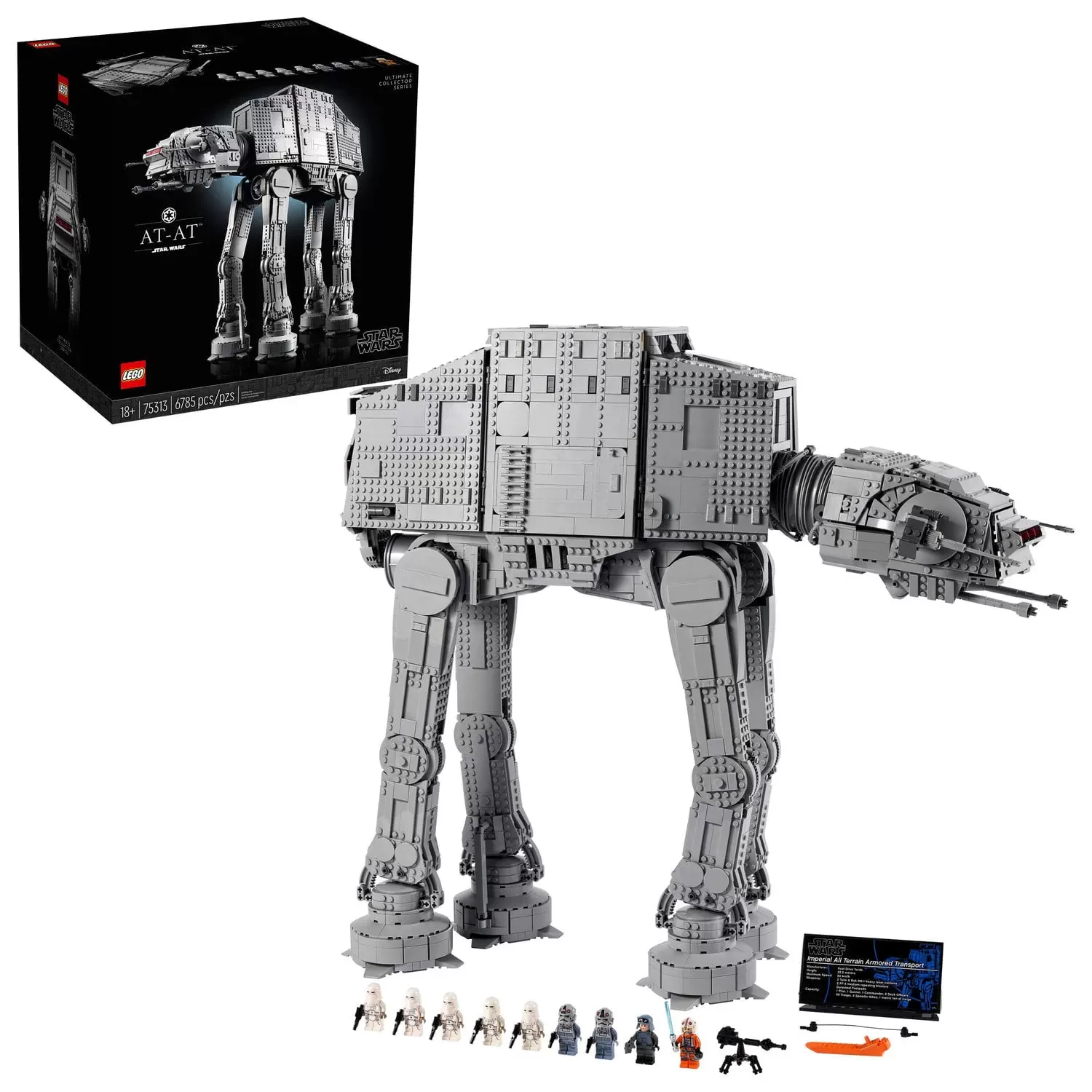 LEGO Star Wars AT-AT 75313 Ultimate Collector Series Building Kit (6,785 Pieces)
