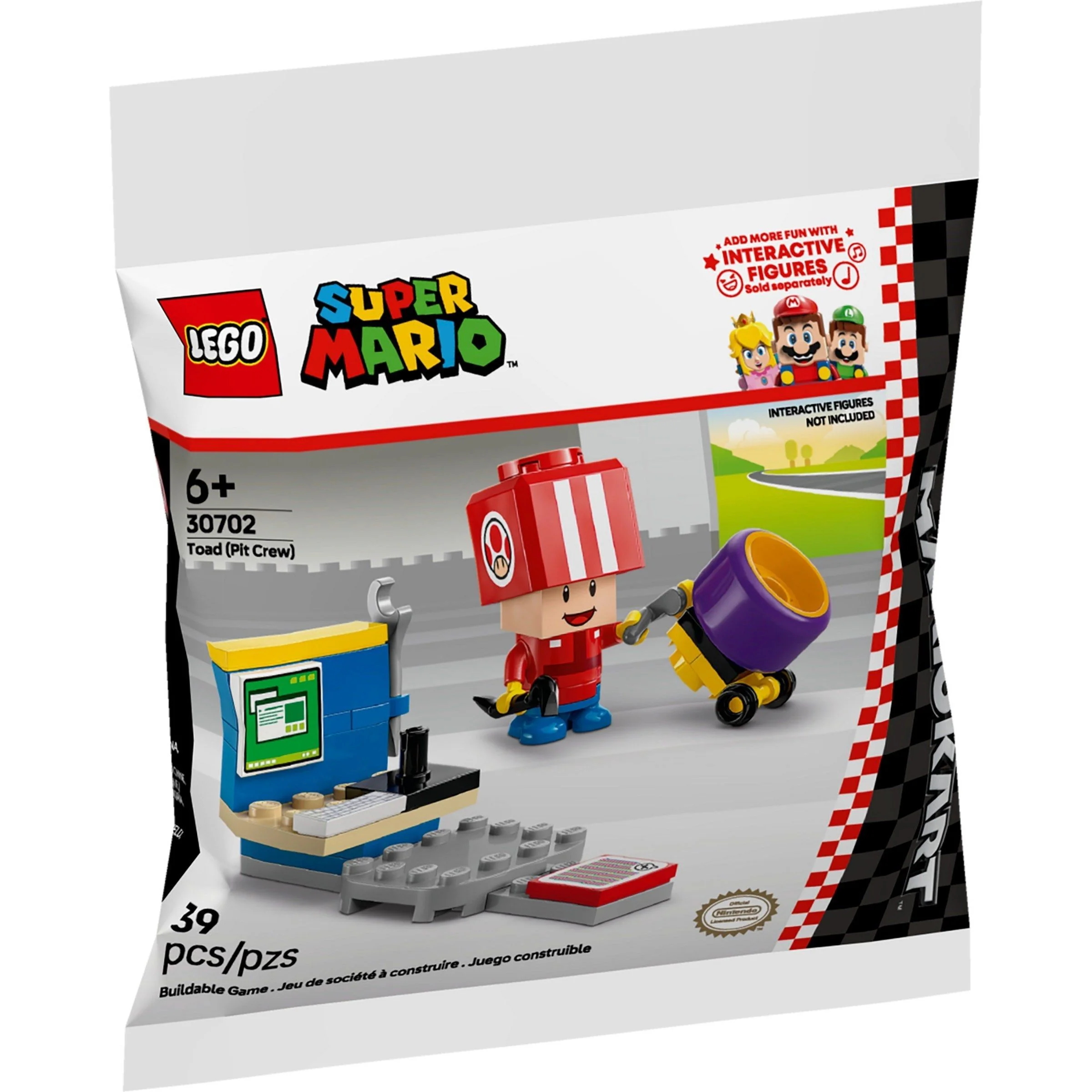 LEGO Super Mario 30702 Toad (Pit Crew) Recruitment Bag