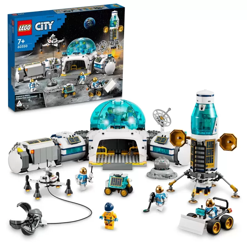 LEGO CITY LUNAR RESEARCH BASE 60350 BUILDING KIT