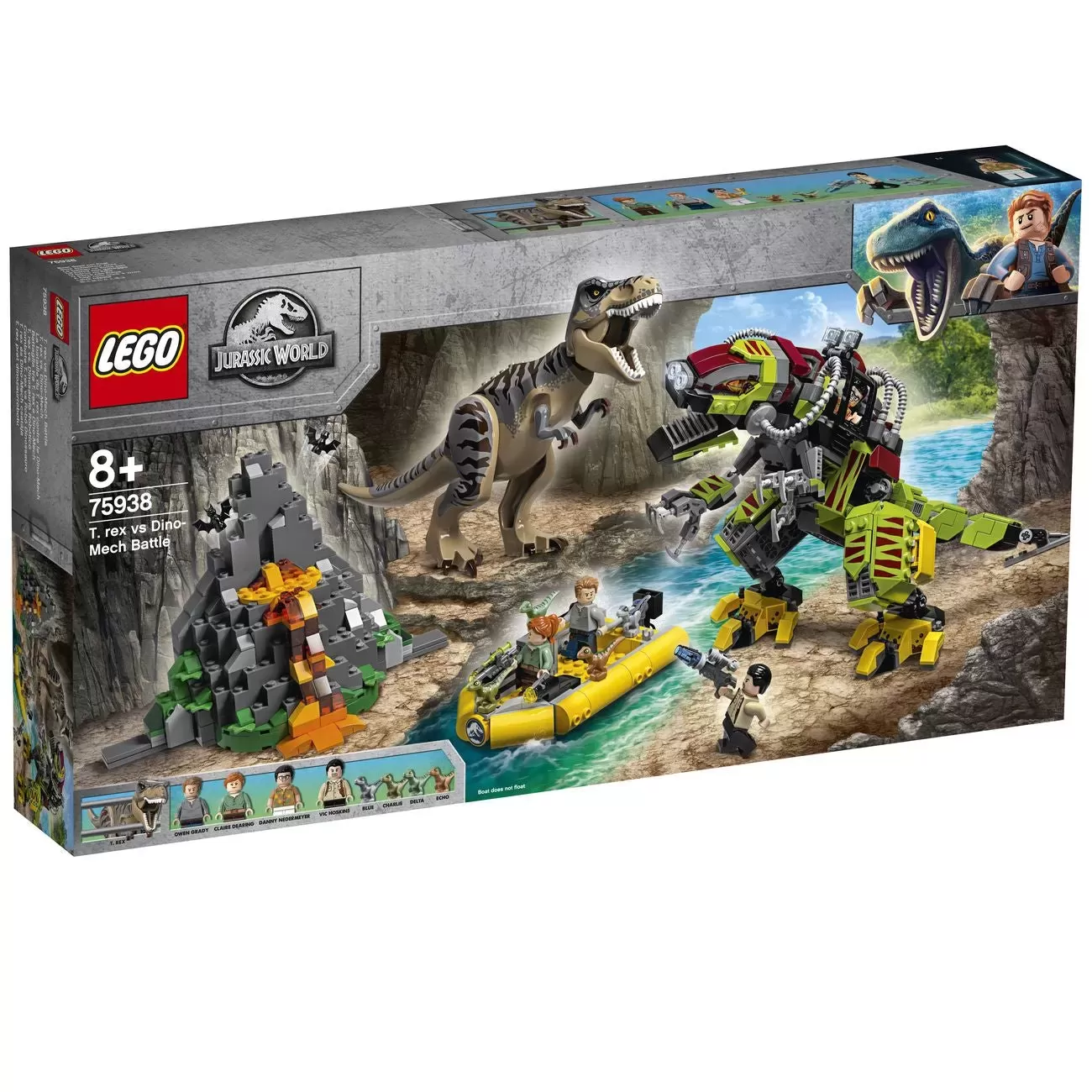 LEGO 75938 JURASSIC WORLD T REX VS DINO-MECH BATTLE