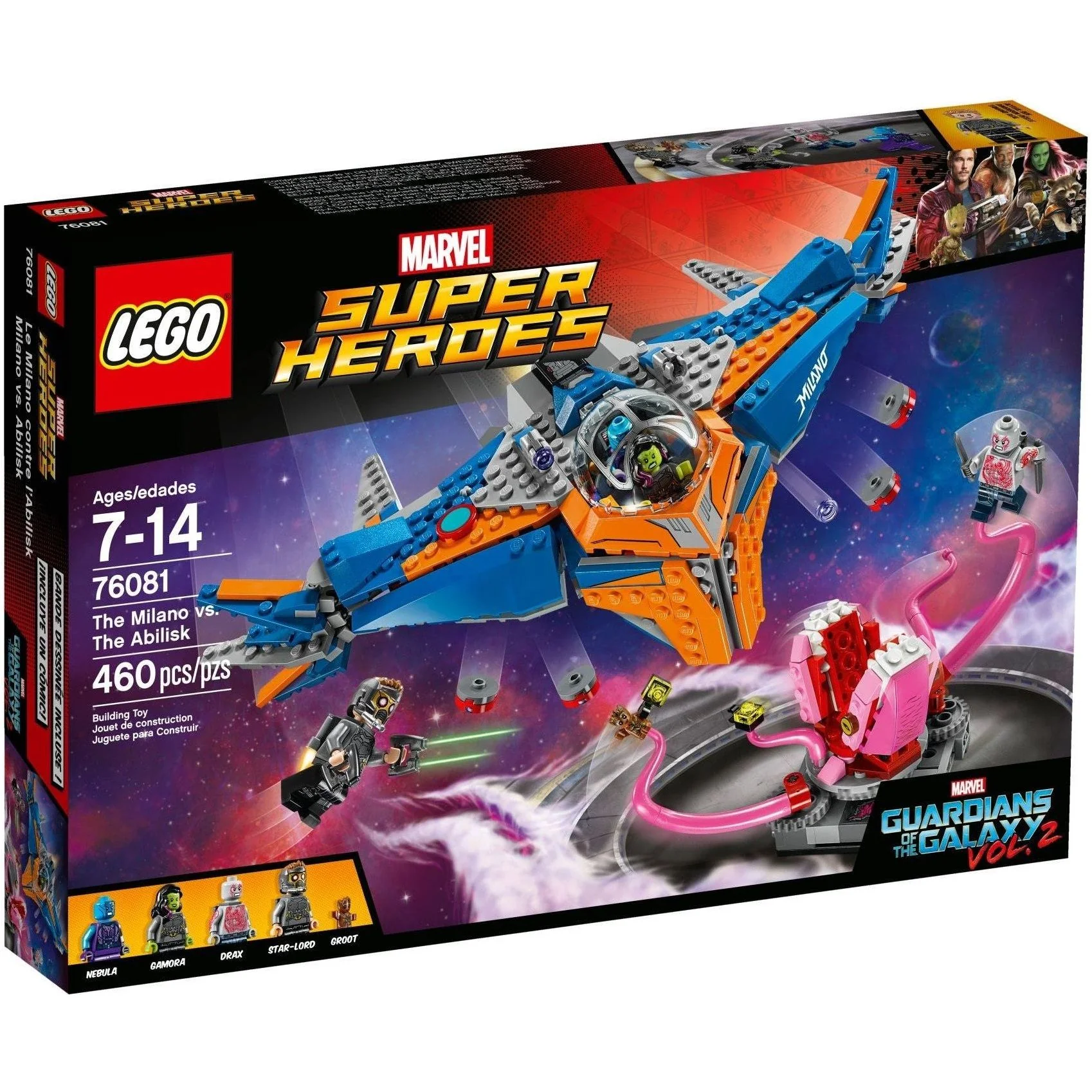 LEGO Marvel Super Heroes 76081 The Milano vs. The Abilisk