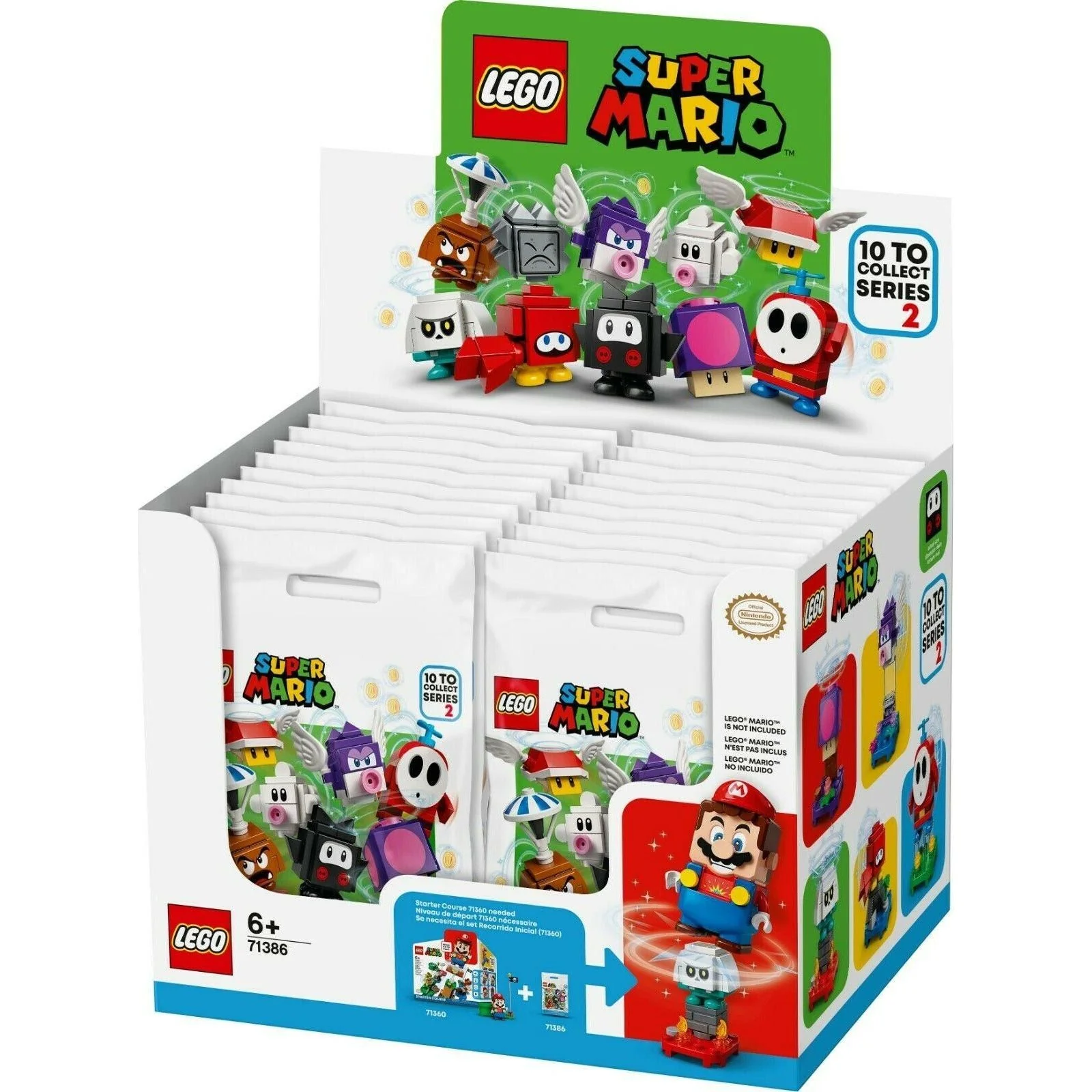 LEGO 71386 Super Mario Character Pack series 2 - Complete box of 20