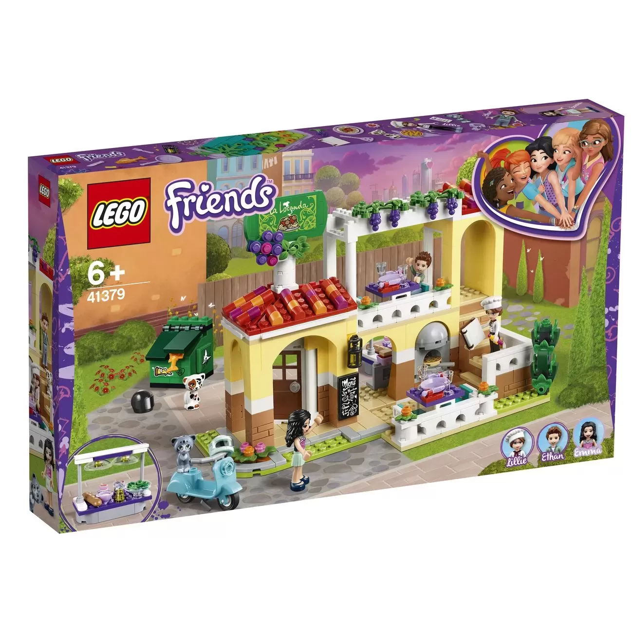 LEGO 41379 FRIENDS HEARTLAKE CITY RESTAURANT