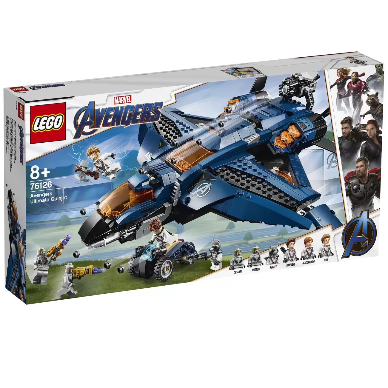 LEGO 76126 MARVEL SUPER HEROES AVENGERS ULTIMATE QUINJET