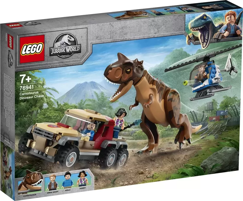 LEGO 76941 JURASSIC WORLD CARNOTAURUS DINOSAUR CHASE