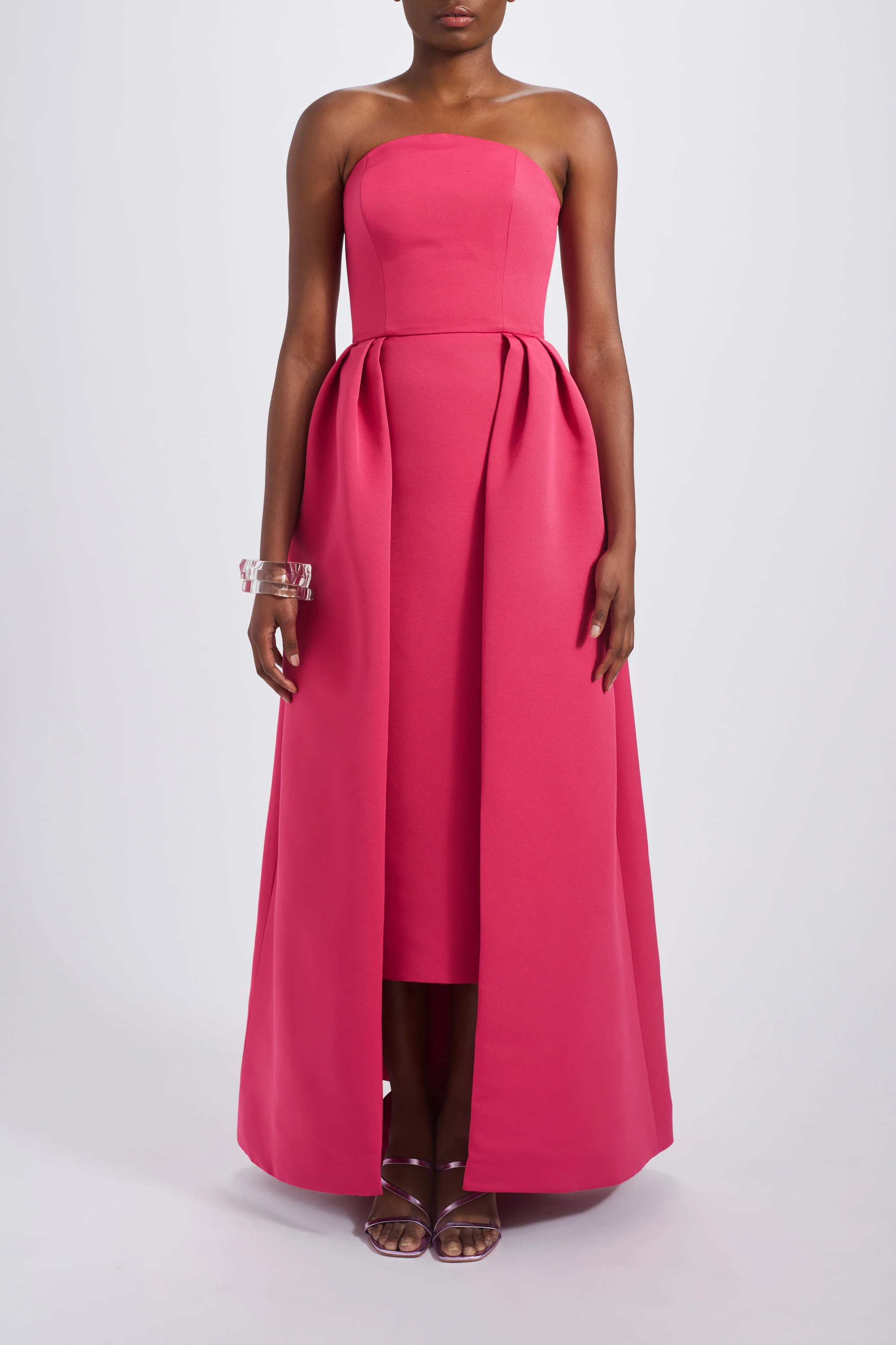Faille Tea-Length Dress