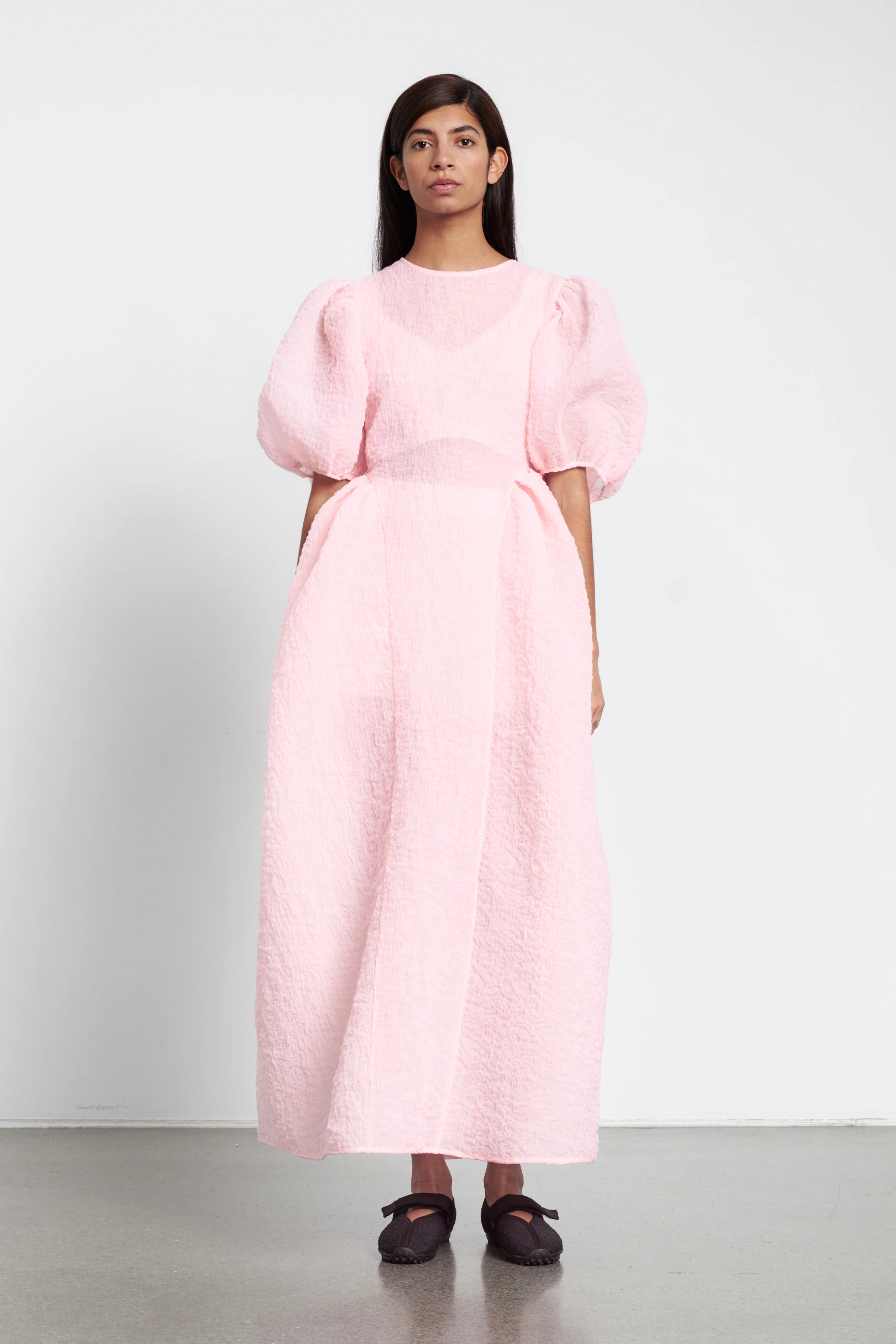 ULANI | DRESS WINTERMERE MATELASS… ROSEWATER