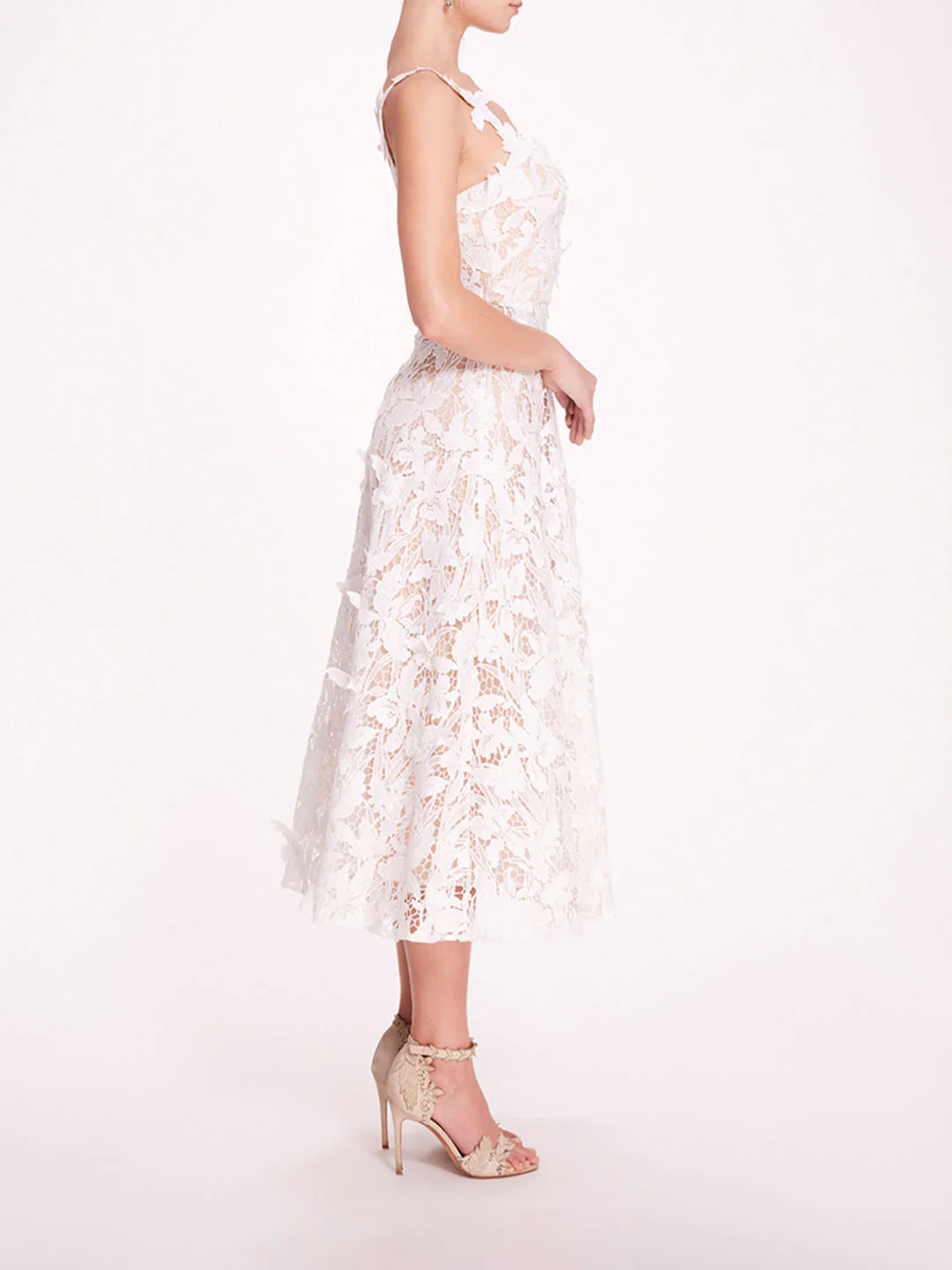 Organic Lace Midi Dress