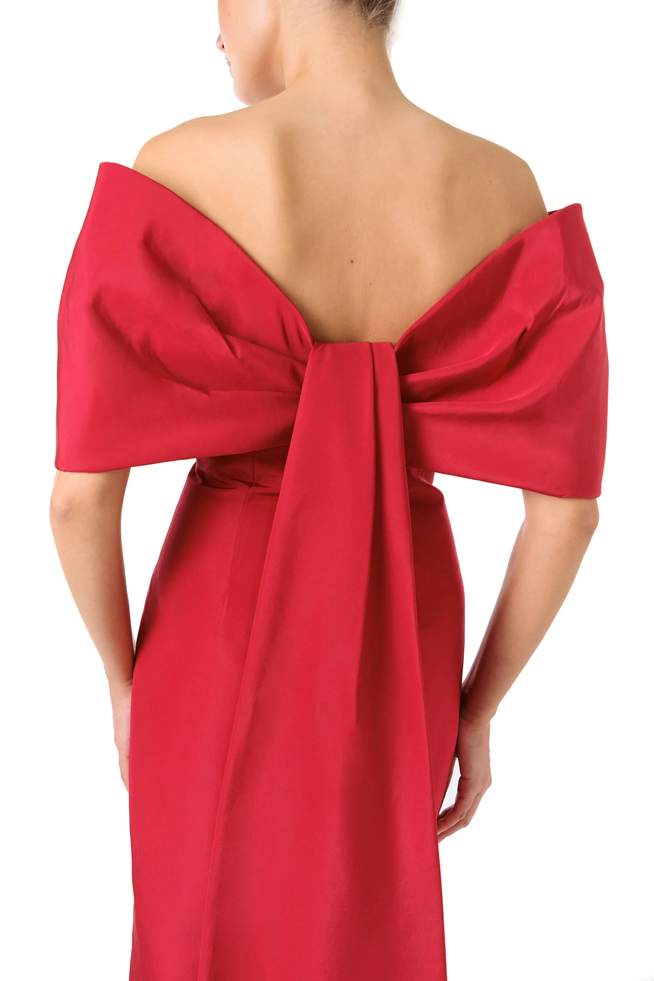 Off-The-Shoulder Column Dress
