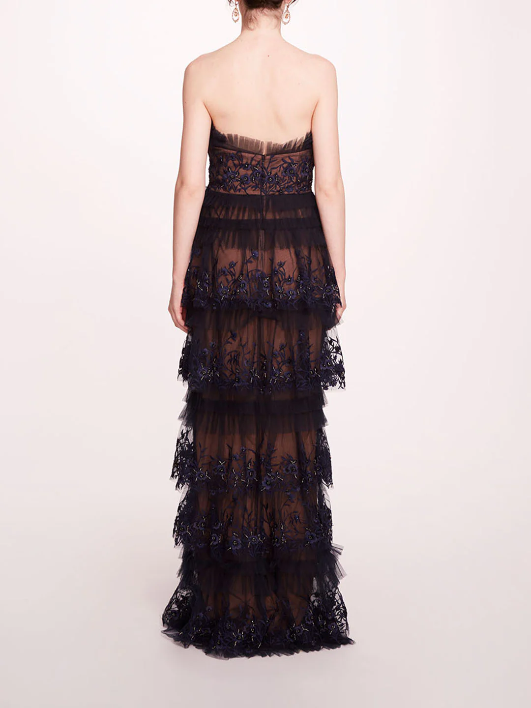 Tiered Terrarium Column Gown