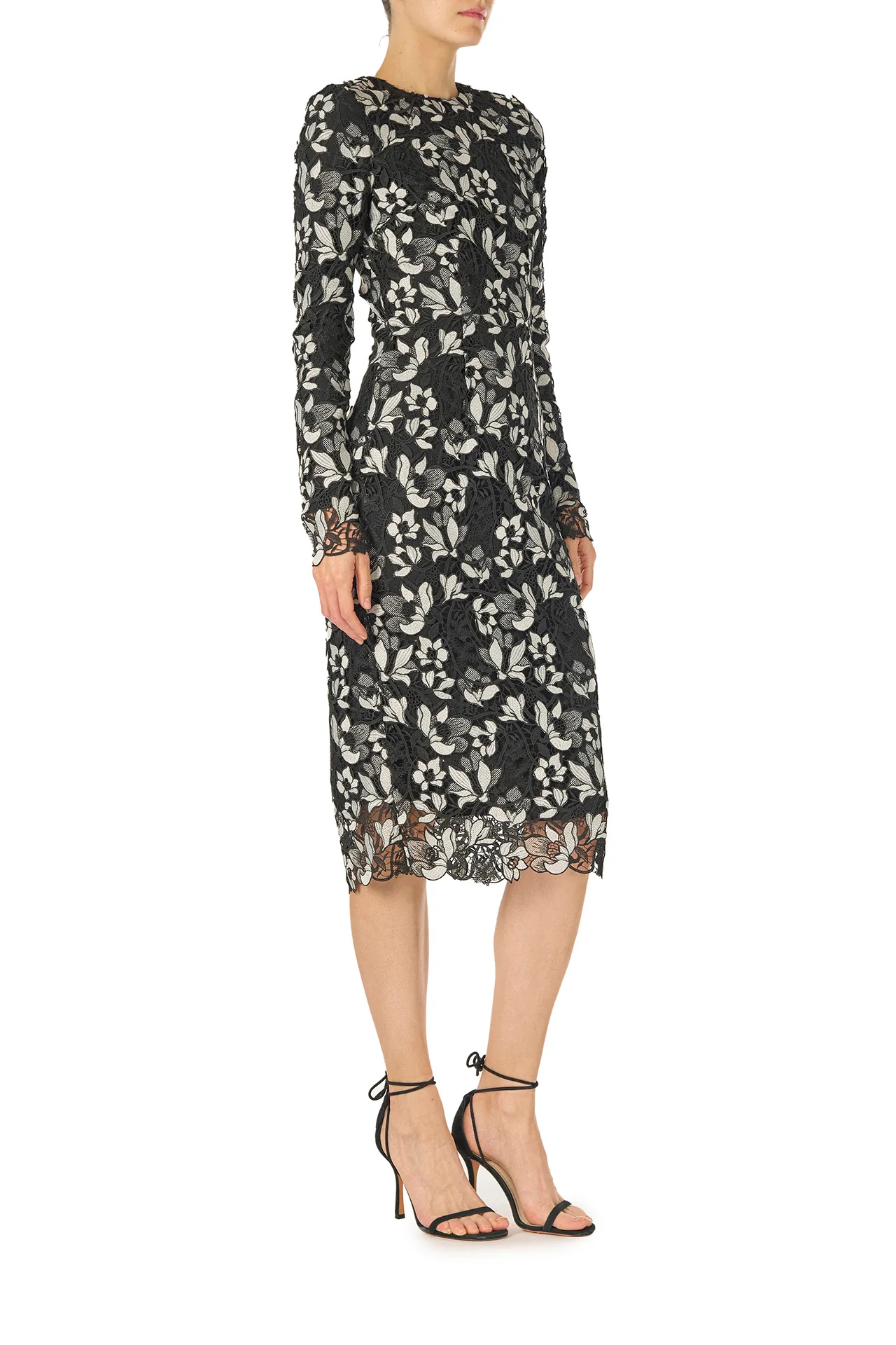 Floral Lace Sheath Dress