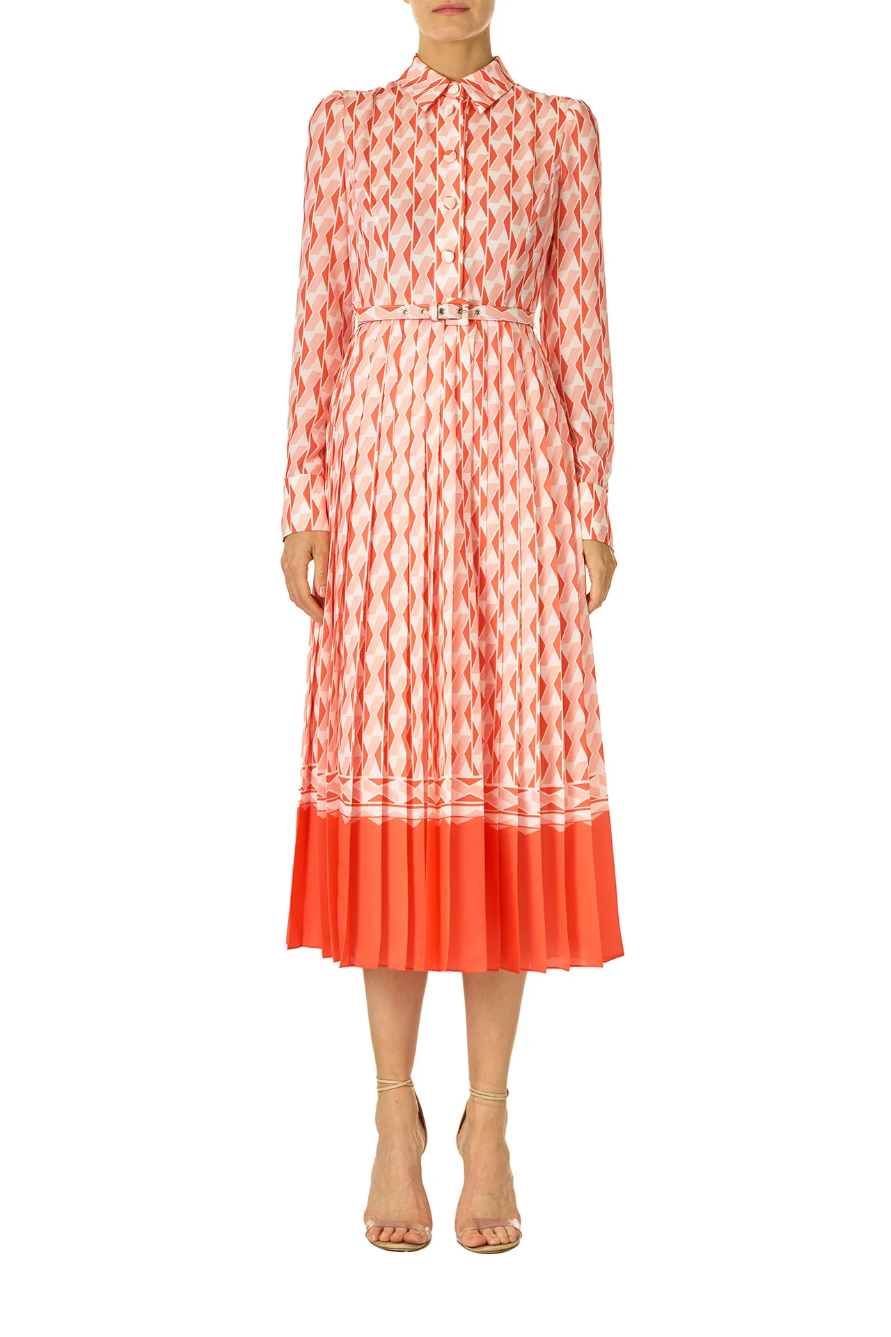 Long Sleeve Button-Down Dress