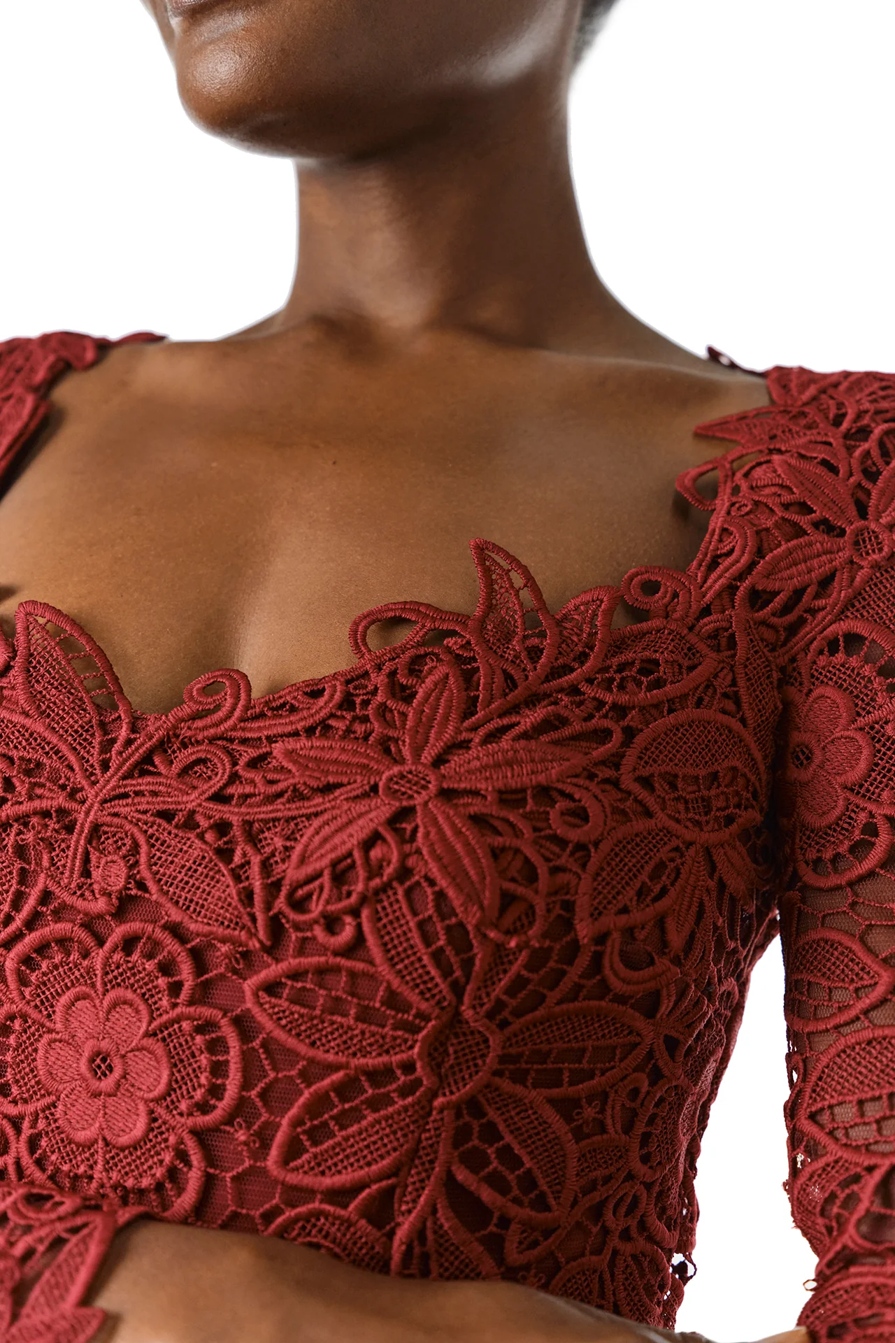 Long Sleeve Lace Sheath