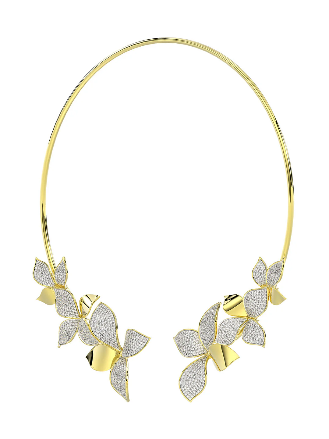 Wild Flower Yellow Gold Necklace
