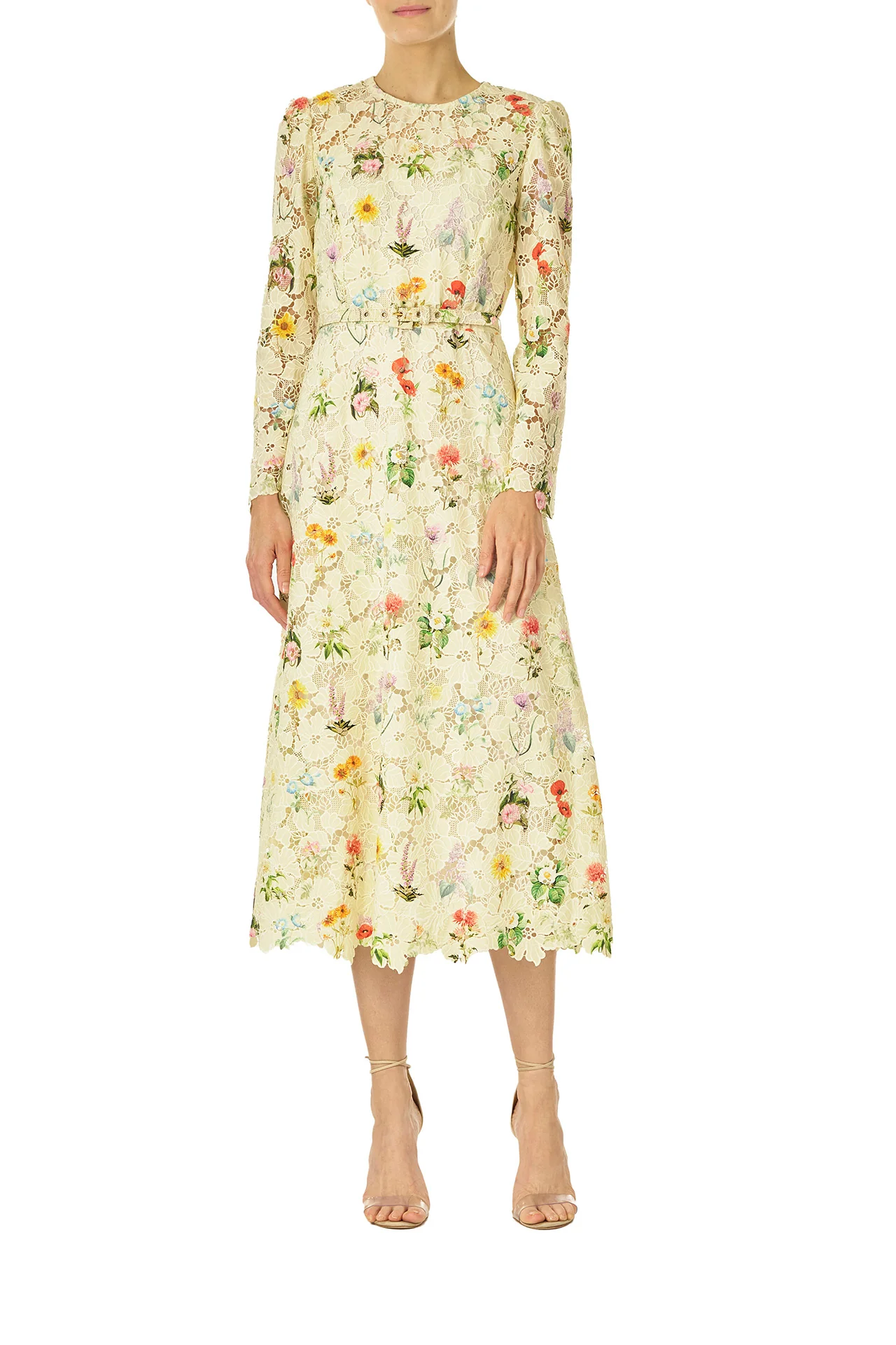 Limoncello Floral Lace Dress