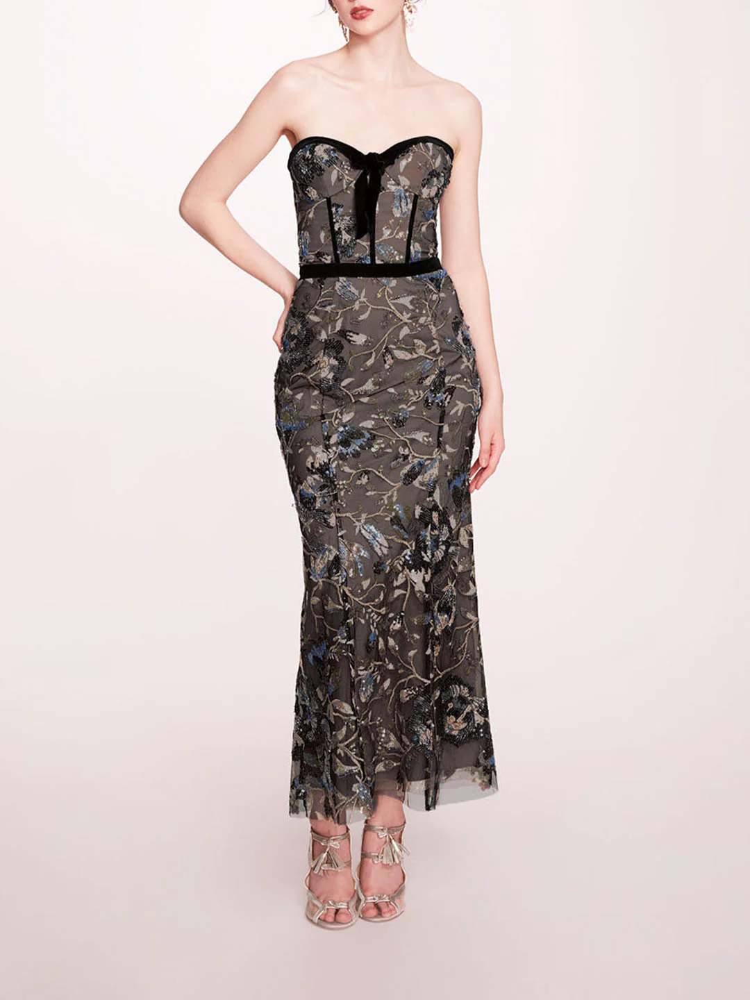 Climbing Vines Midi Dress