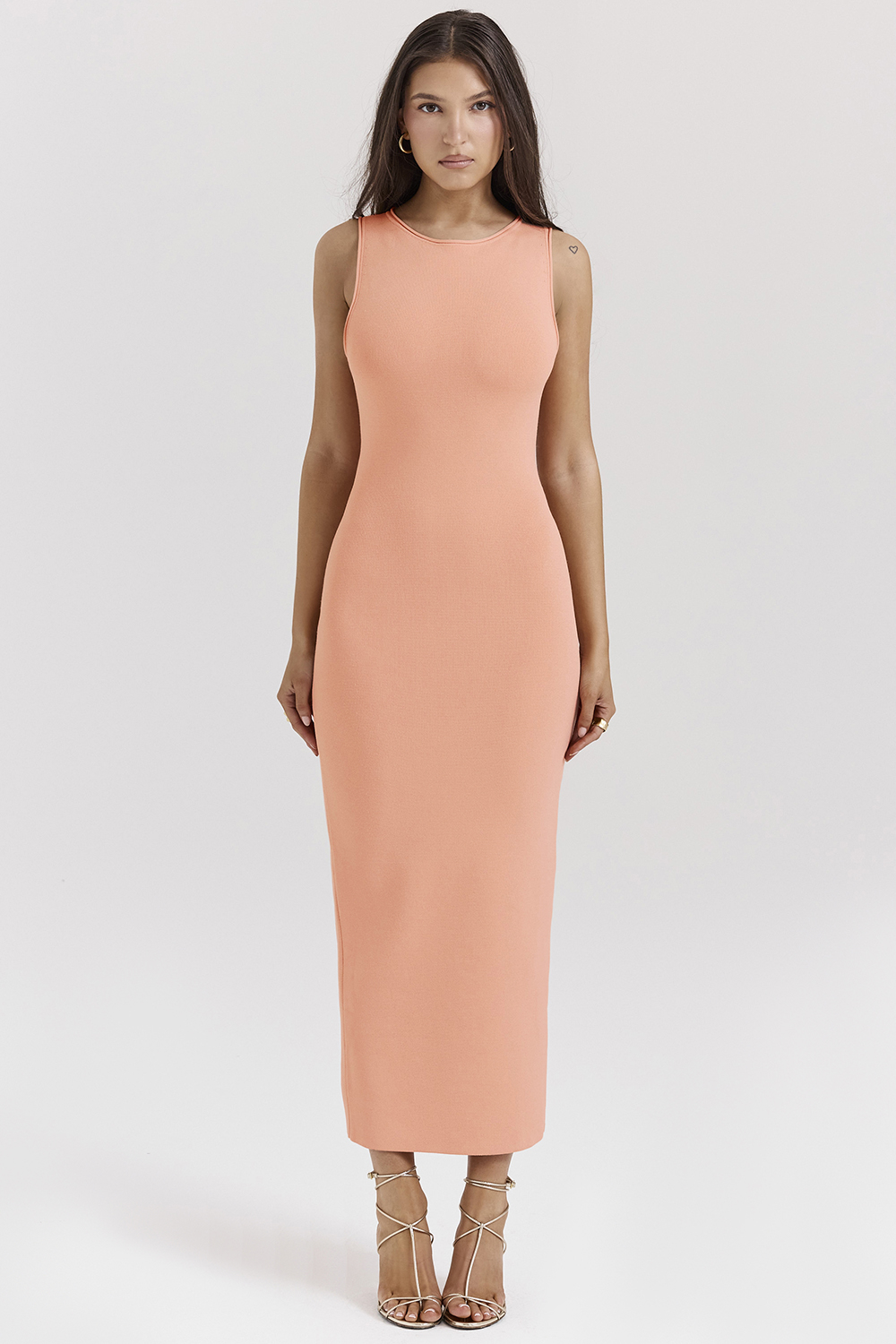 sorbet knit maxi dress