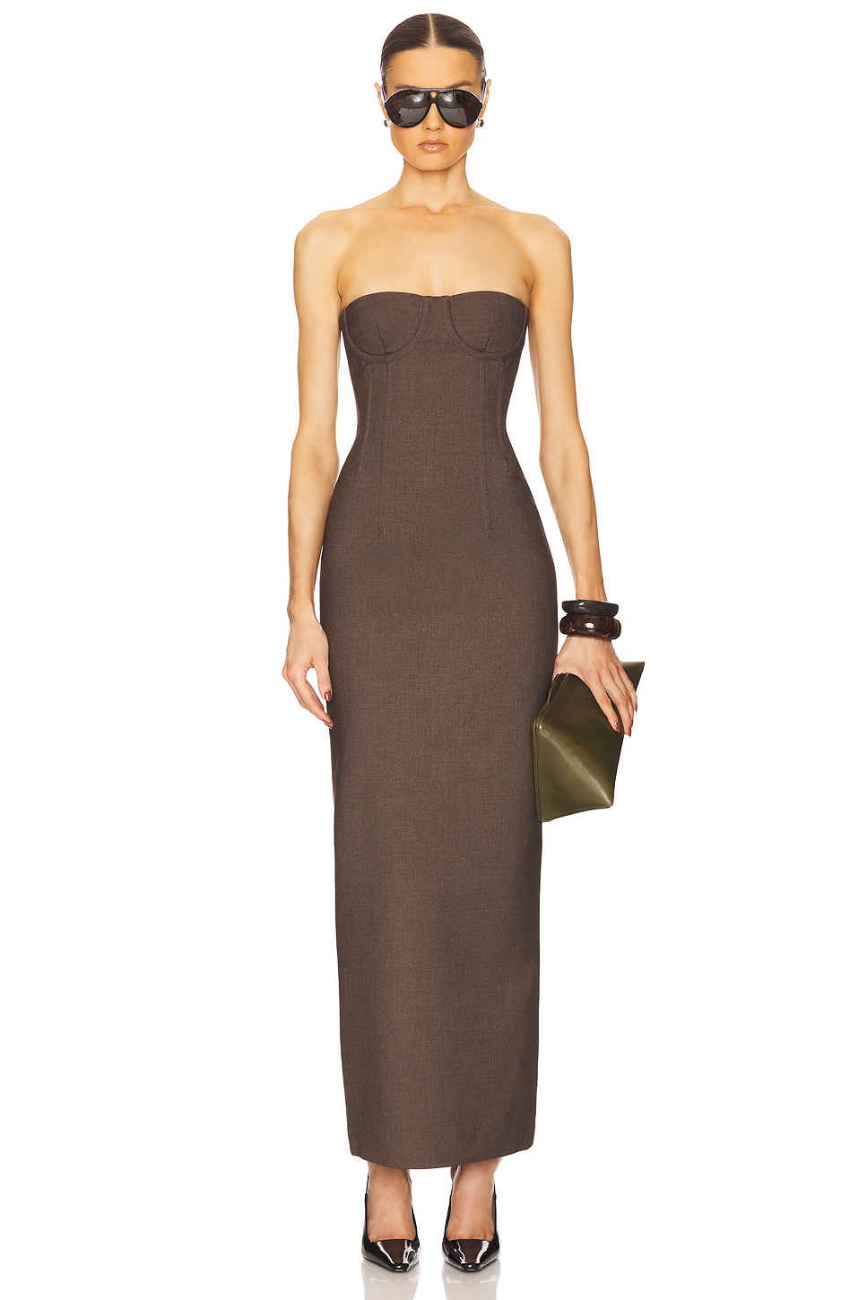 The Linear Suiting Dress