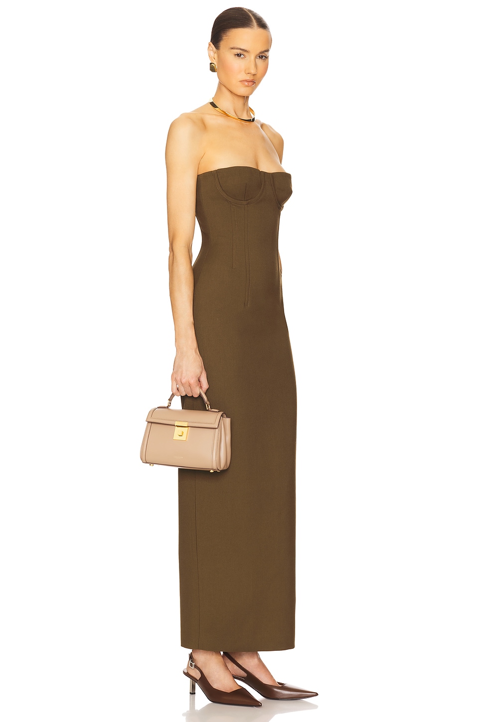 The Linear Suiting Dress