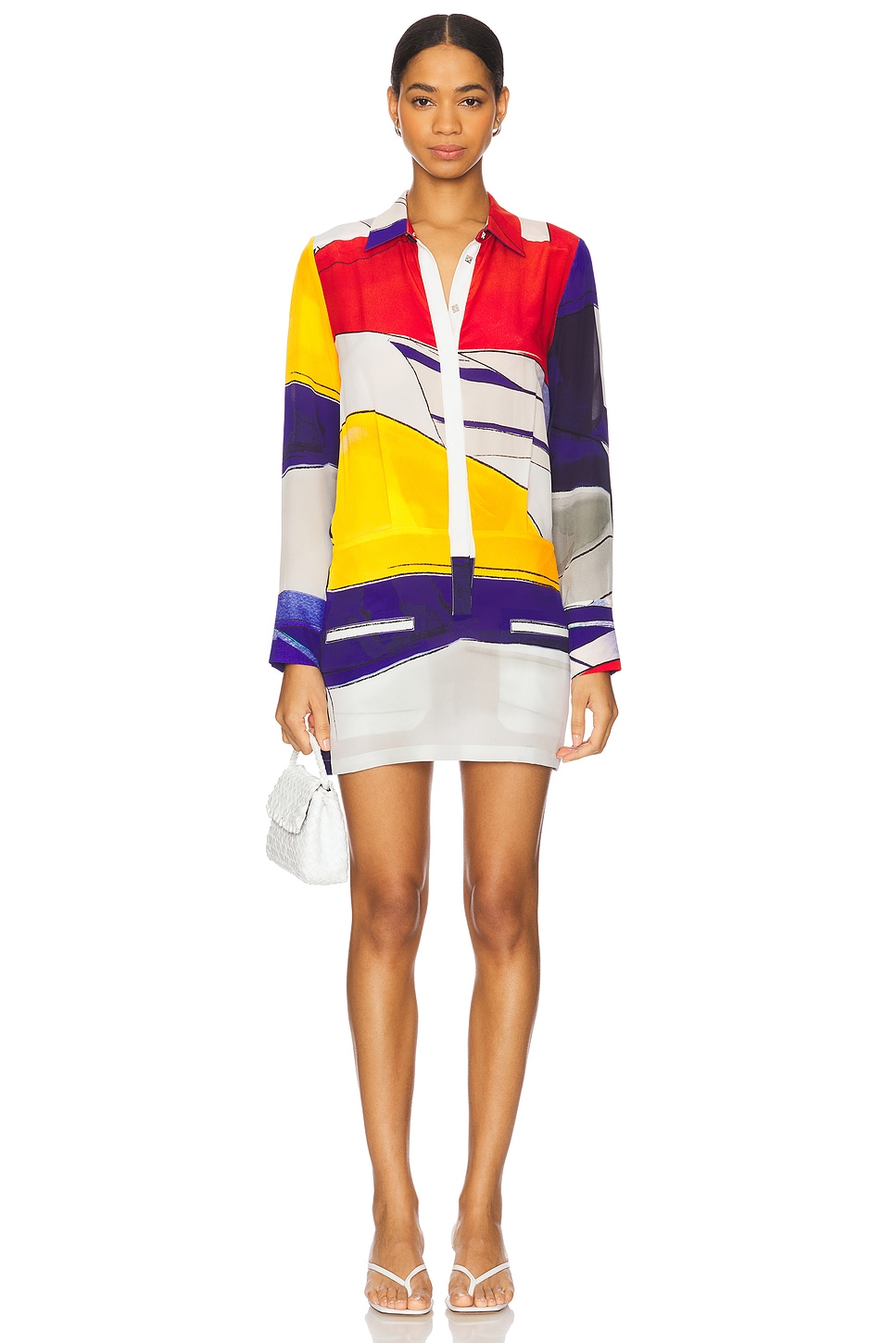 Silk Shirt Dress