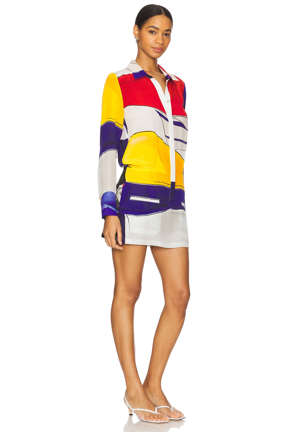 Silk Shirt Dress