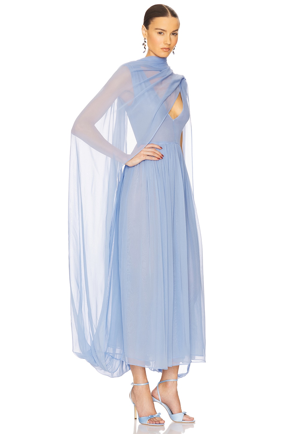 The Sabine Dress in Silk Chiffon
