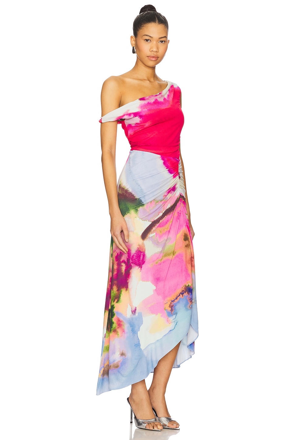 Ella Printed Jersey Dress