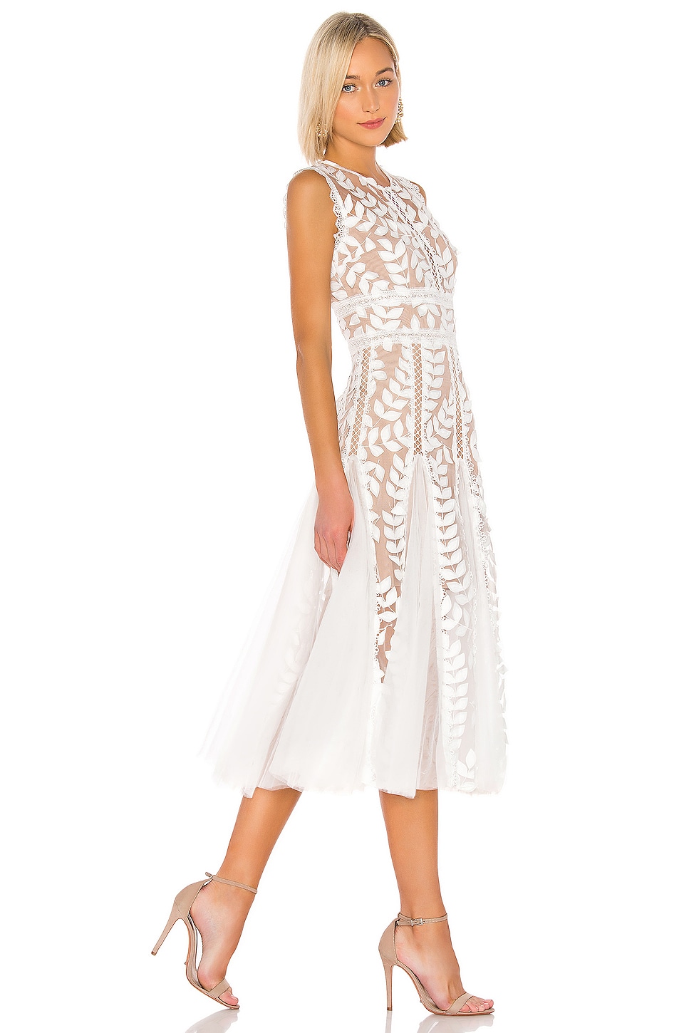 Saba Blanc Midi Dress