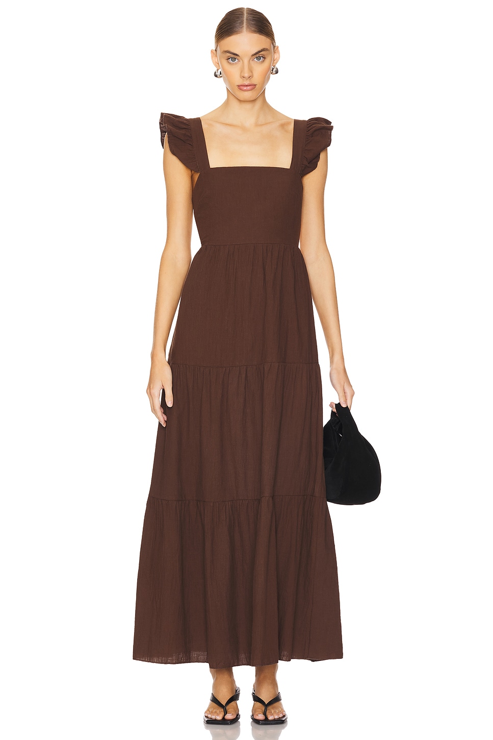 x REVOLVE Peaches Linen Dress