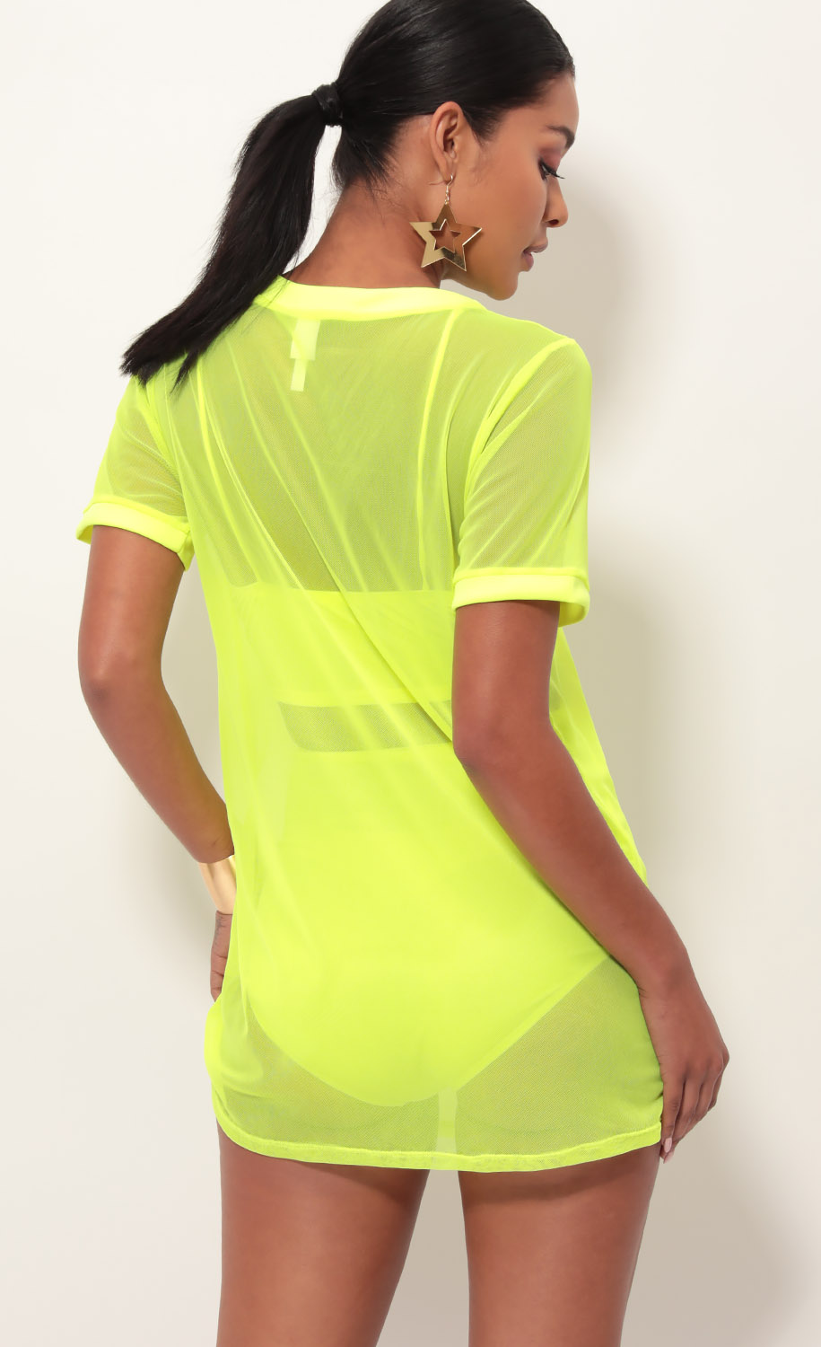 Neon Yellow Edge Three Piece Set