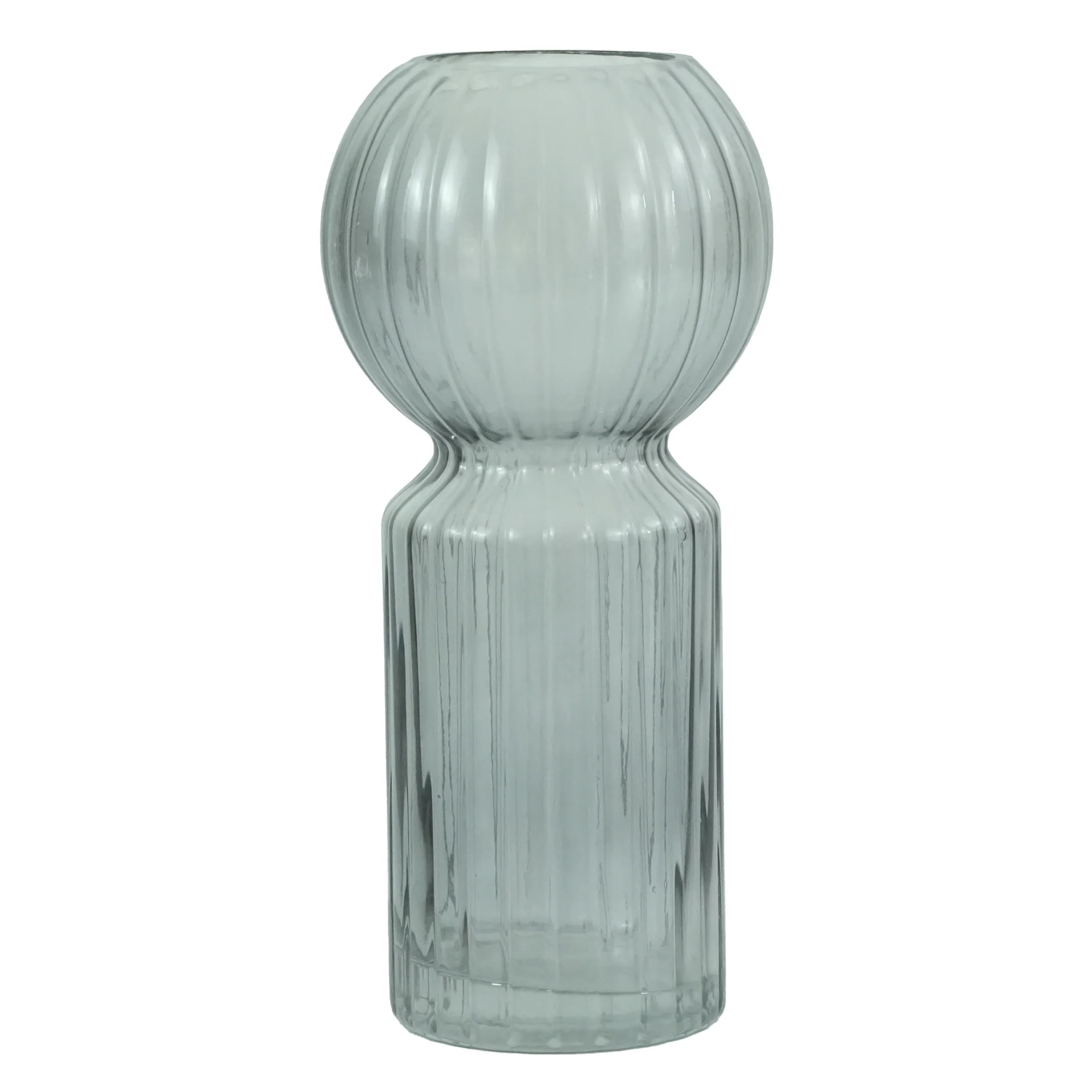 Hera Glasvase grau 23 cm