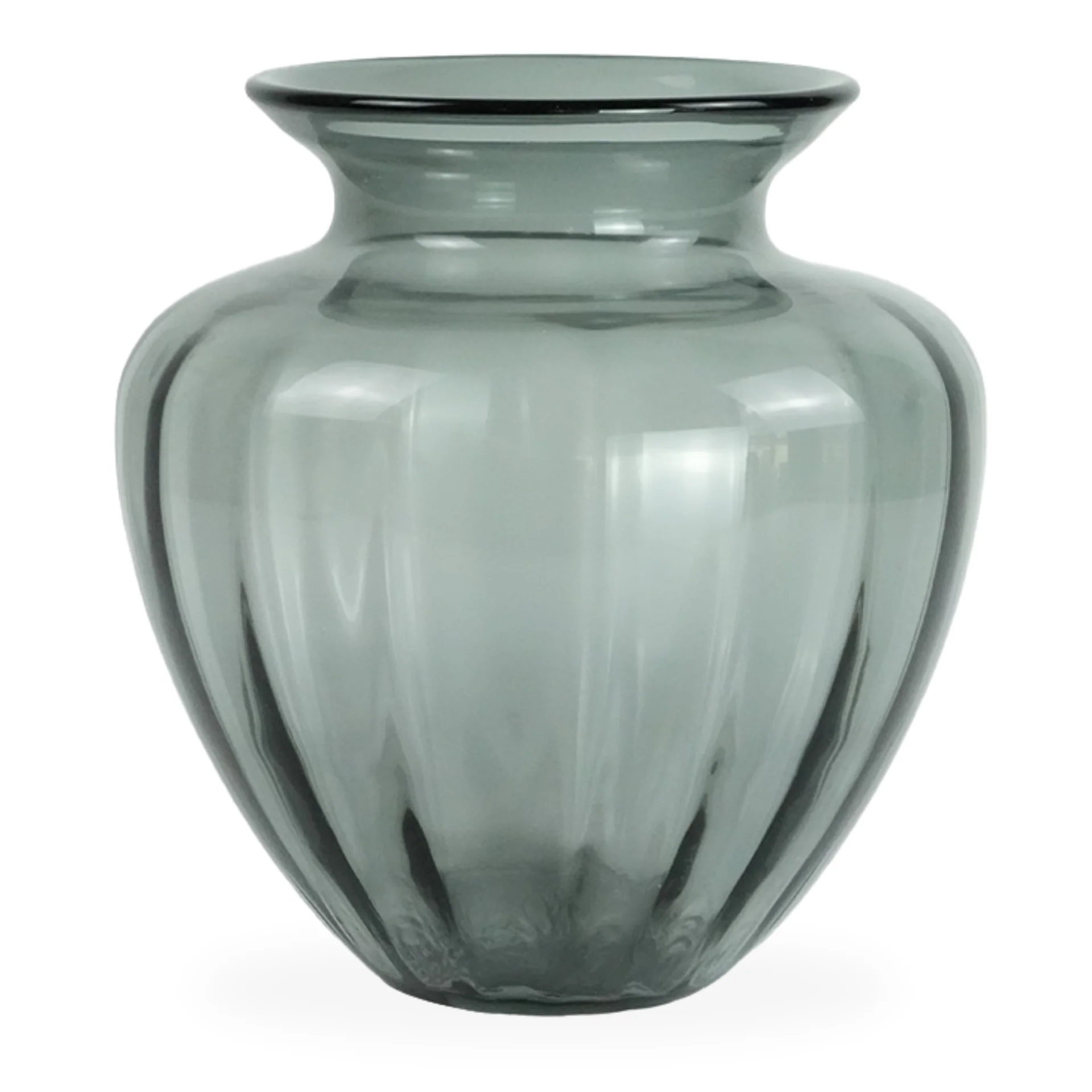 Bati Glasvase in Grau 27 cm