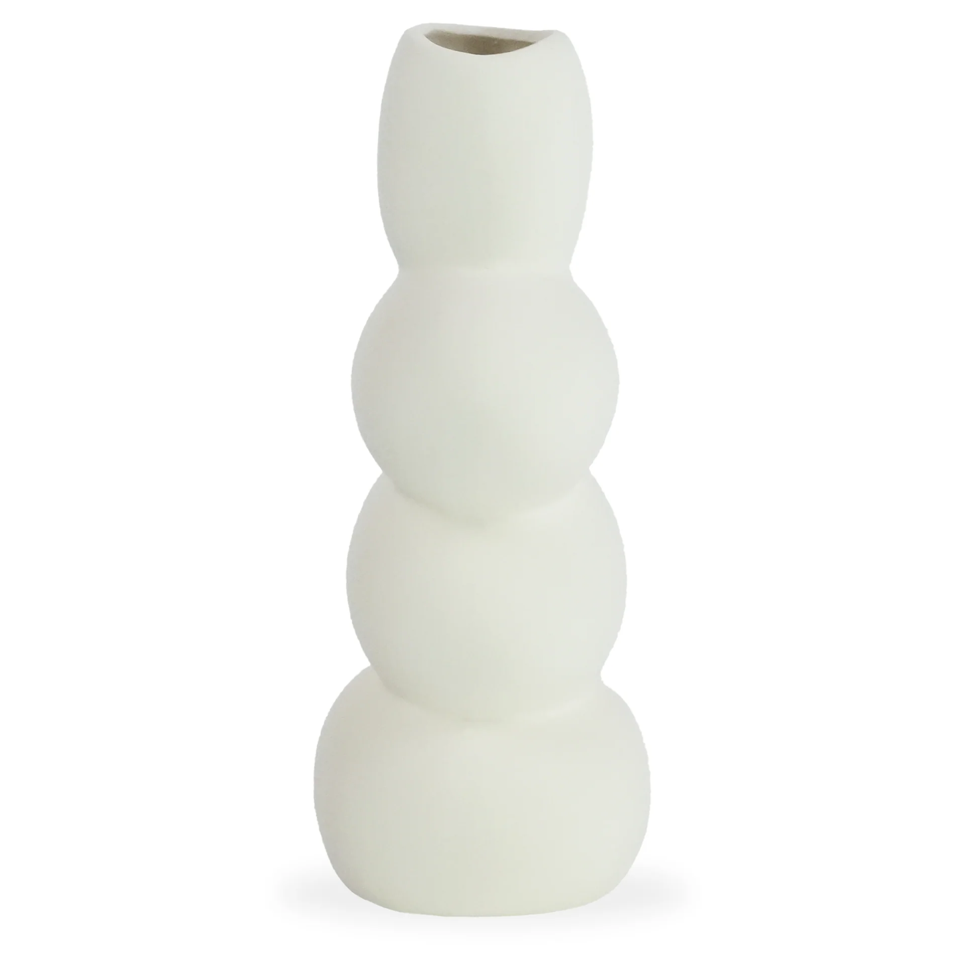 Cenya Keramikvase weiß 25 cm