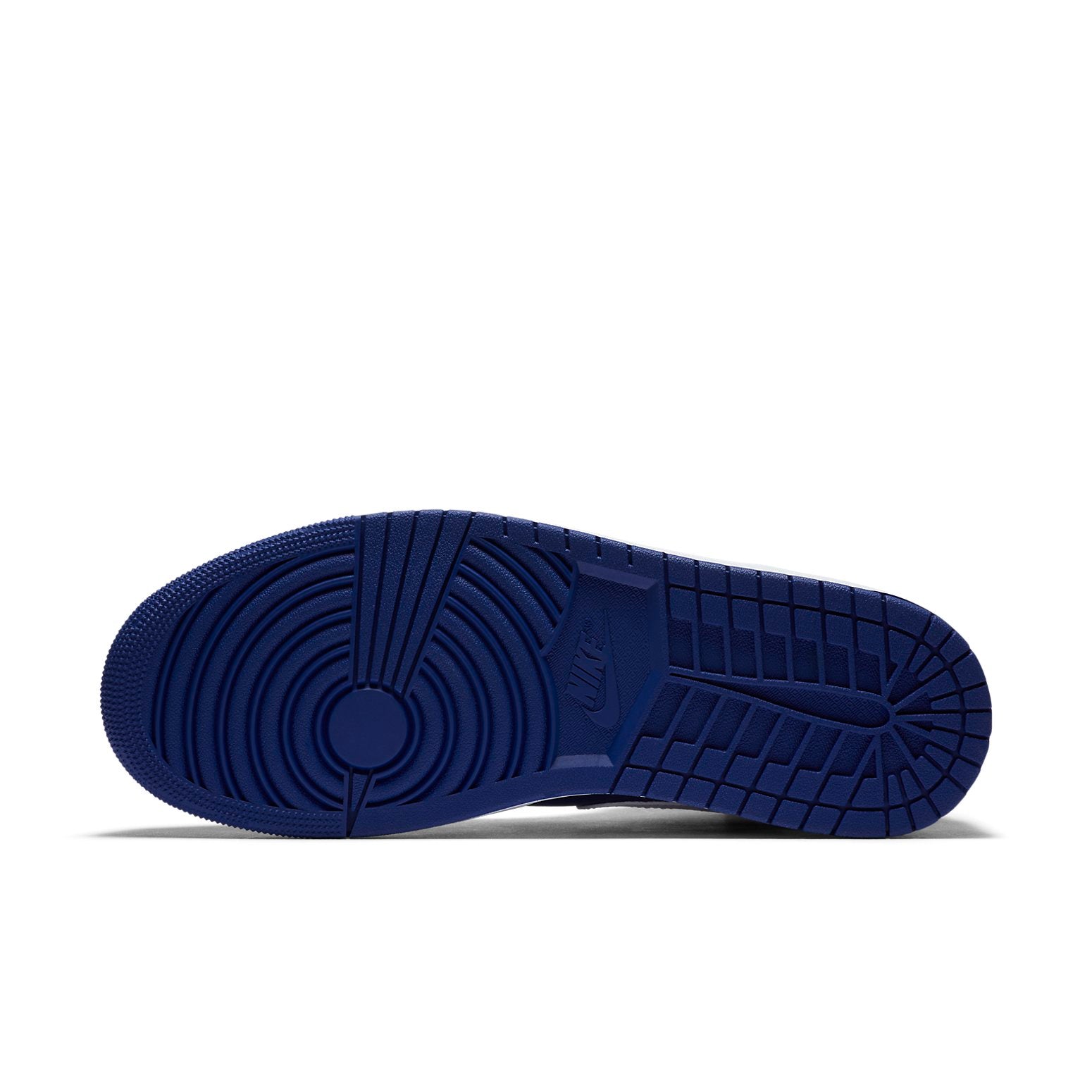 Air Jordan 1 Mid  White Deep Royal Blue