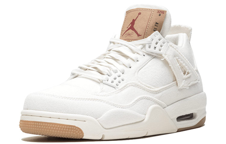 Levi s x Air Jordan 4 Retro  White Denim