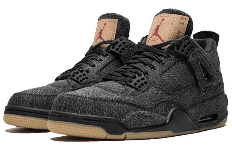 Levi s x Air Jordan 4 Retro  Black Denim
