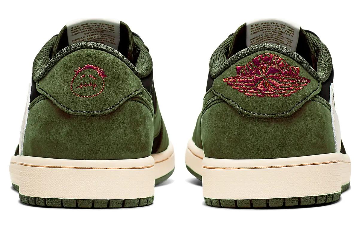 Air Jordan 1 Low OG x Travis Scott  Olive Green