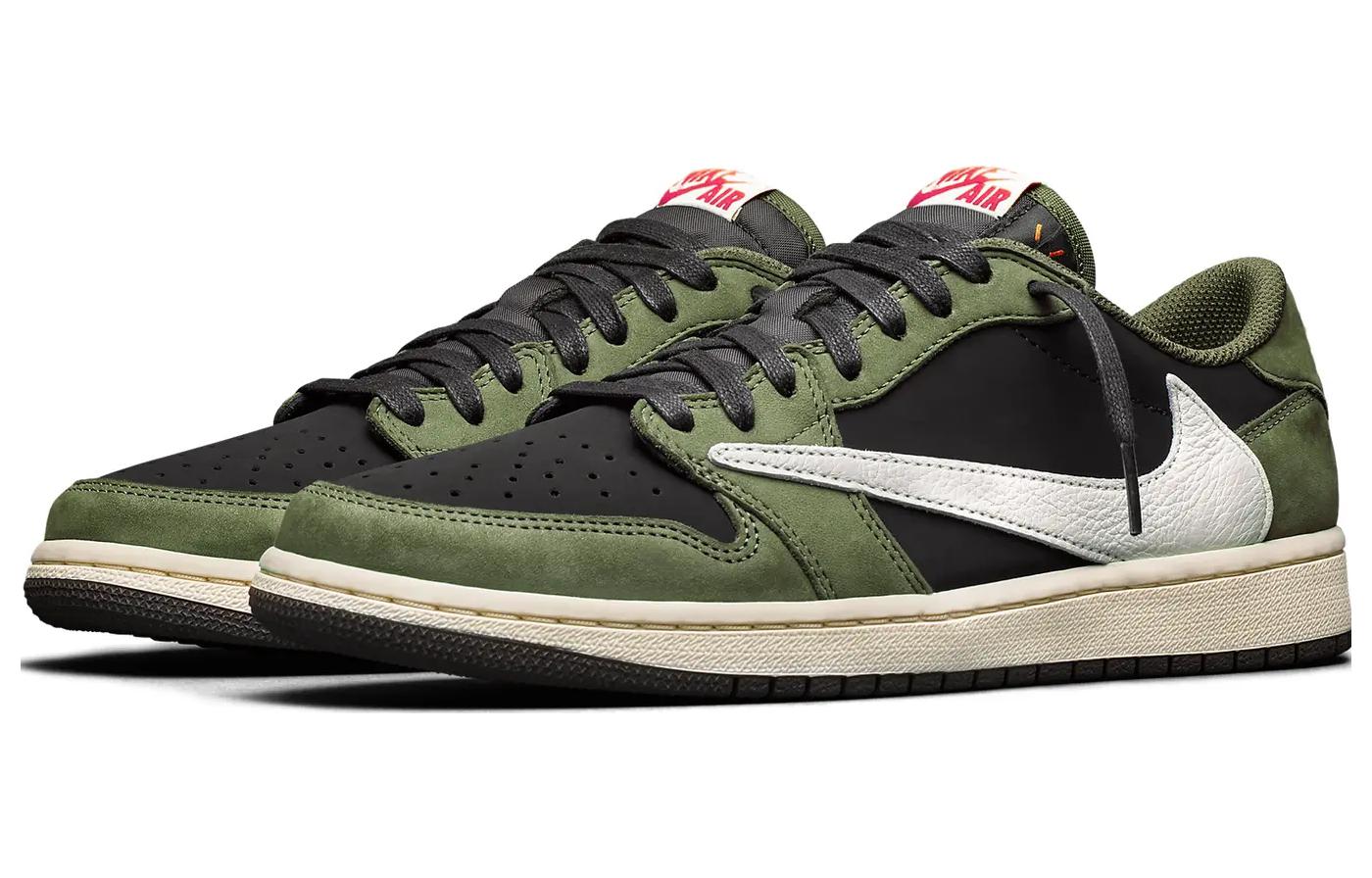 Air Jordan 1 Low OG x Travis Scott  Olive Green