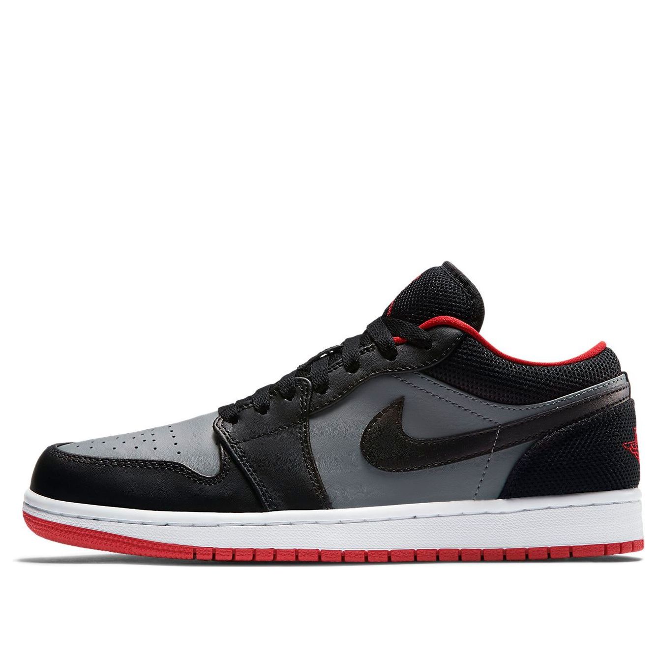 Air Jordan 1 Retro Low  Black Red Grey