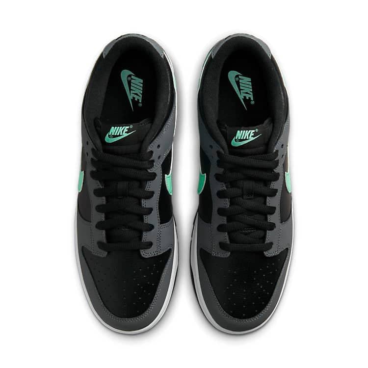 Nike Dunk Low  Black Green Glow