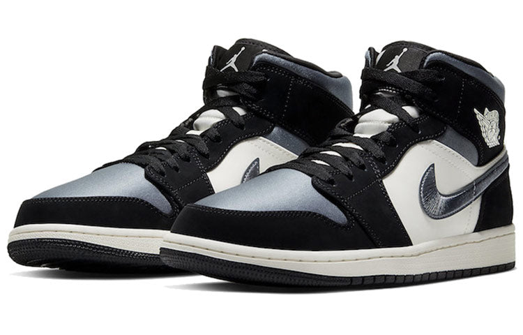 Air Jordan 1 Mid SE  Satin Smoke Grey