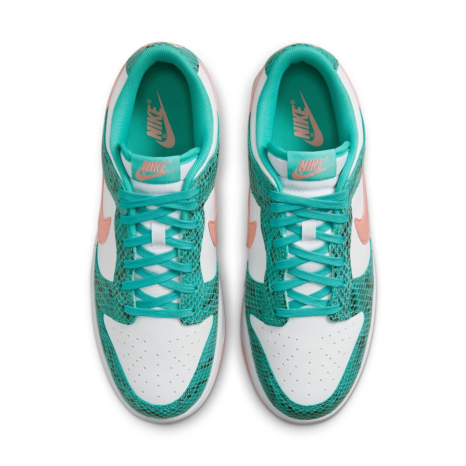 Nike Dunk Low  Washed Teal Snakeskin