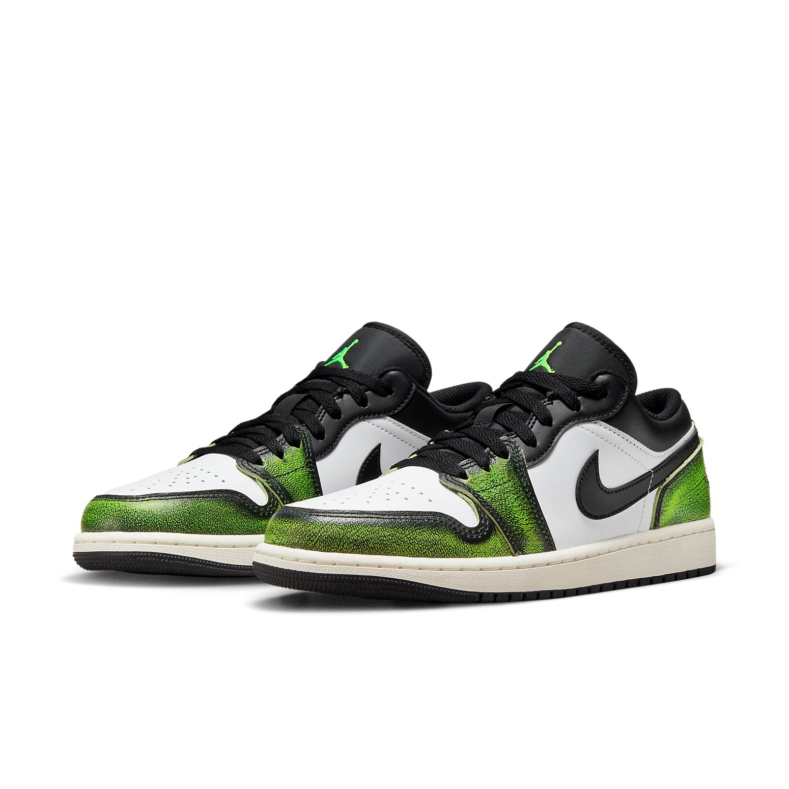 Air Jordan 1 Low SE  Wear-Away - Electric Green