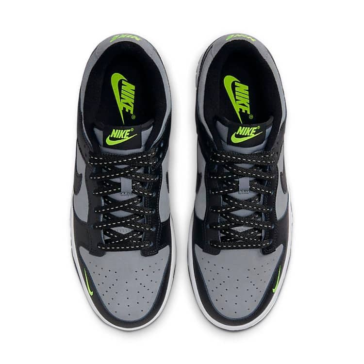 Nike Dunk Low  Black Grey Green Strike