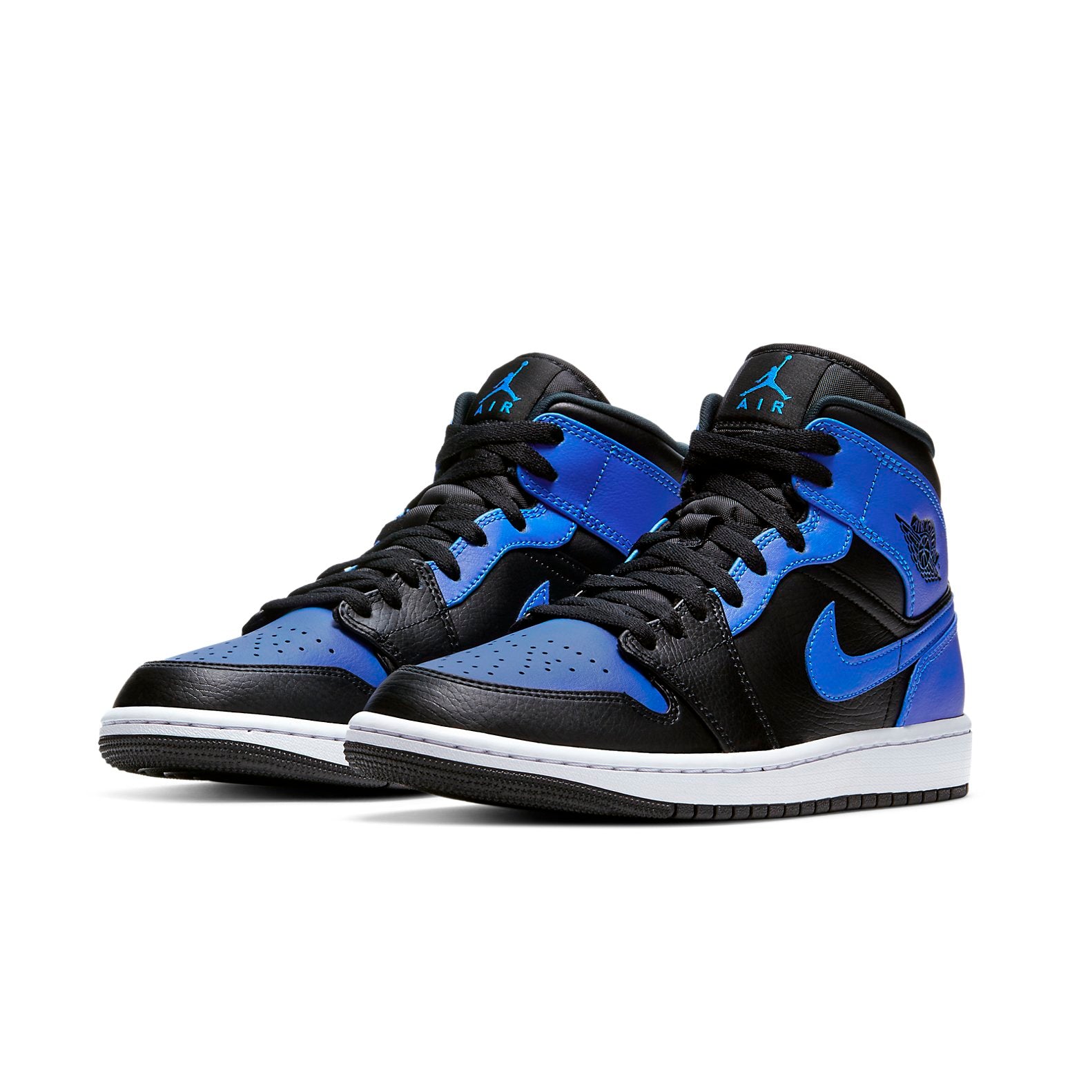 Air Jordan 1 Mid  Hyper Royal Black