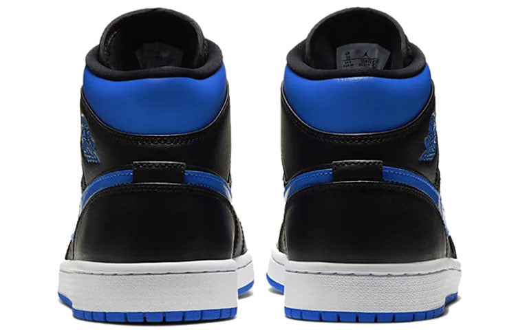 Air Jordan 1 Mid  Black Hyper Royal
