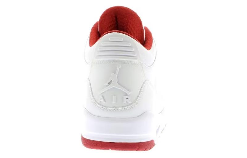 Air Jordan 3  White Red