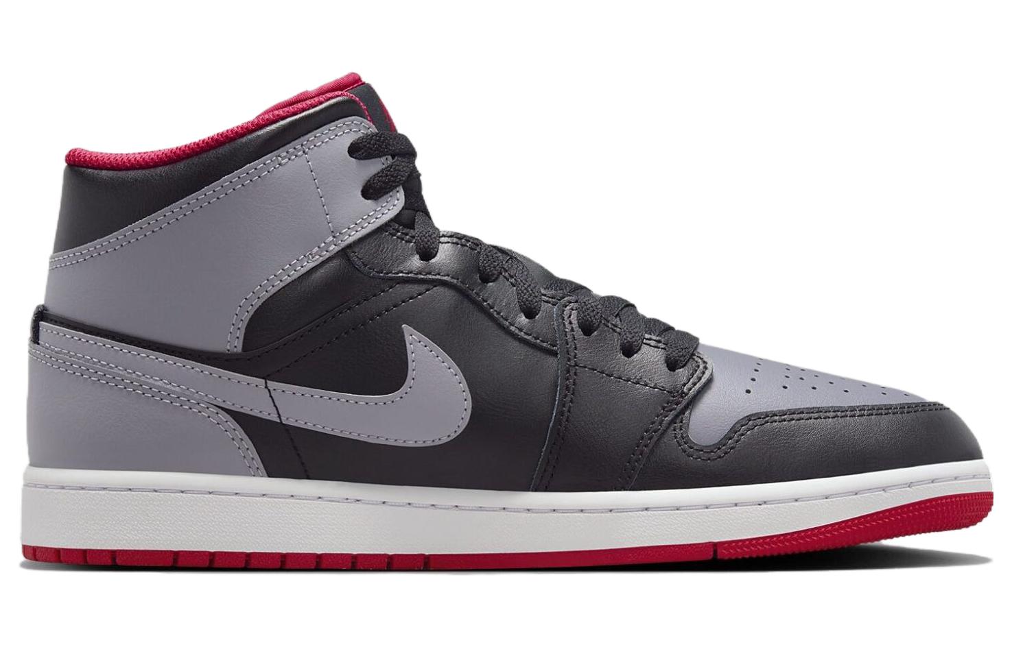 Air Jordan 1 Mid  Shadow Fire Red