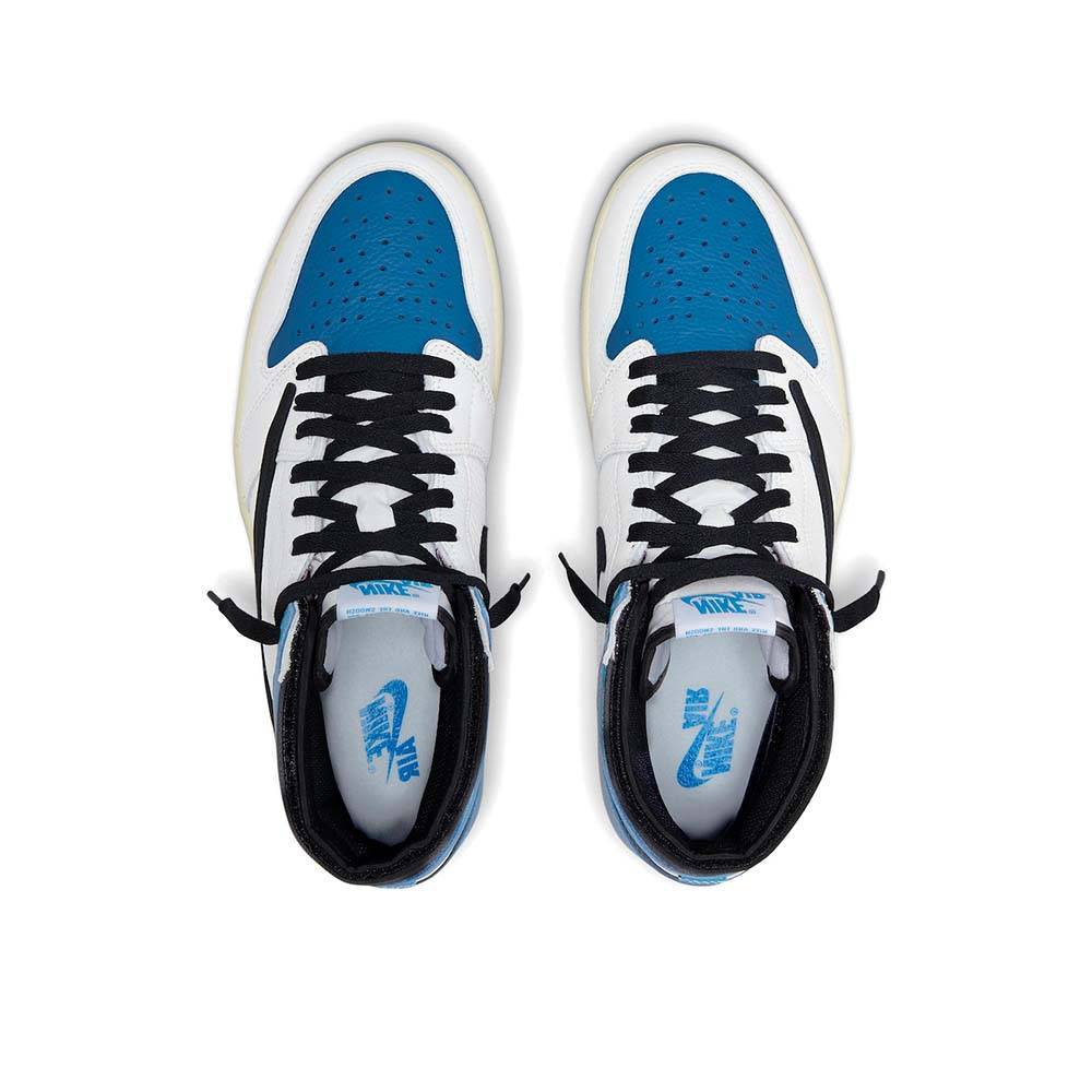 Travis Scott xFragment x Air Jordan 1 High OG SP “Military Blue�?- KICKSCAO