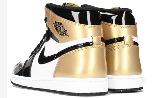 Air Jordan 1 Top3 Gold Toe  Black Gold